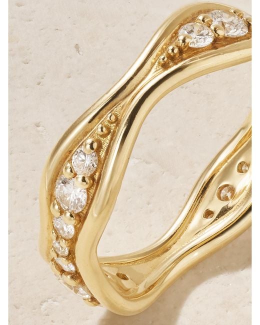 Fernando Jorge Natural Fluid Ring Aus 18 Karat Mit Diamanten