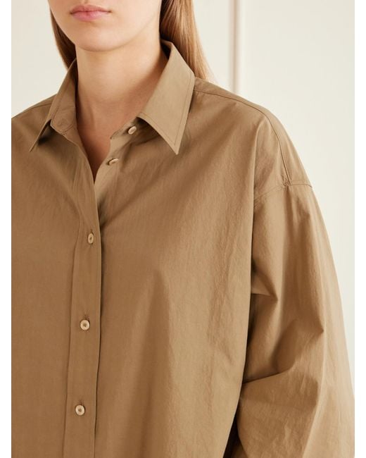 Agolde Natural Sona Cotton-Blend Shirt