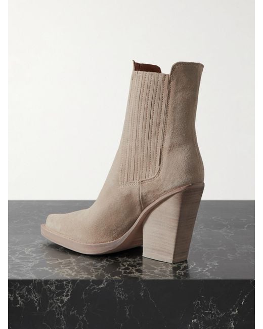 Paris Texas Brown Dallas 100 Suede Ankle Boots