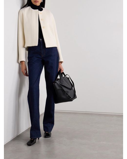 Proenza Schouler Natural Mona Wool-Blend Jacket