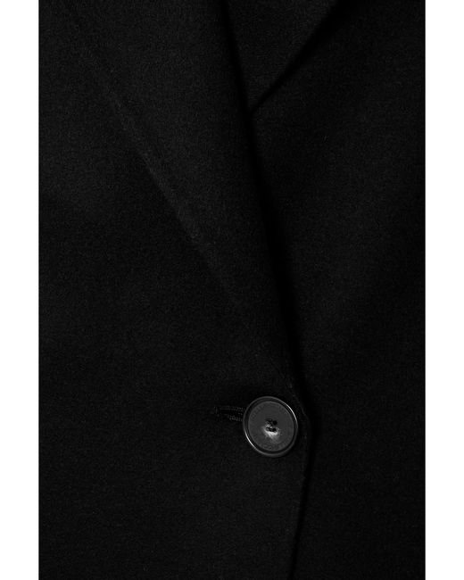Stella McCartney Black Iconic Double-Breasted Wool Coat