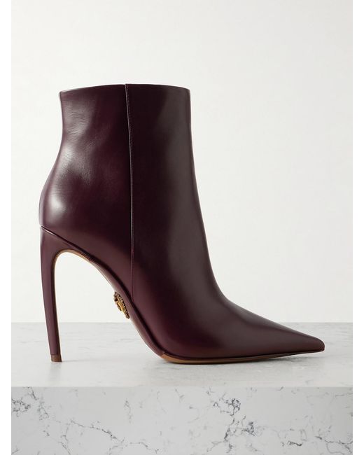 Dolce & Gabbana Brown Devotion Leather Ankle Boots