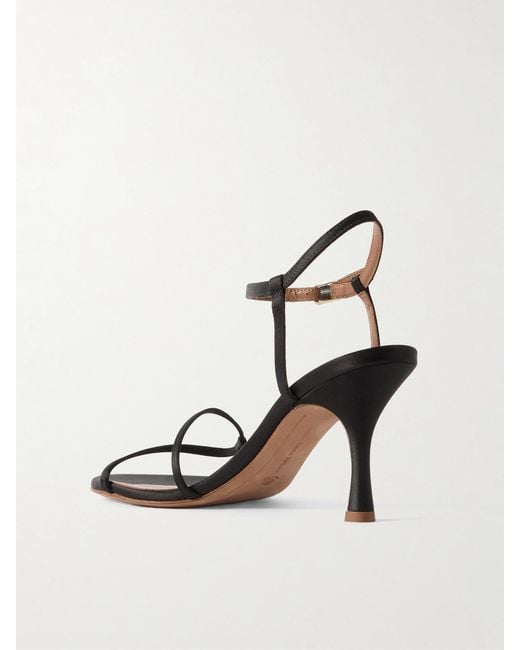 Emme Parsons Natural Loop Satin Sandals