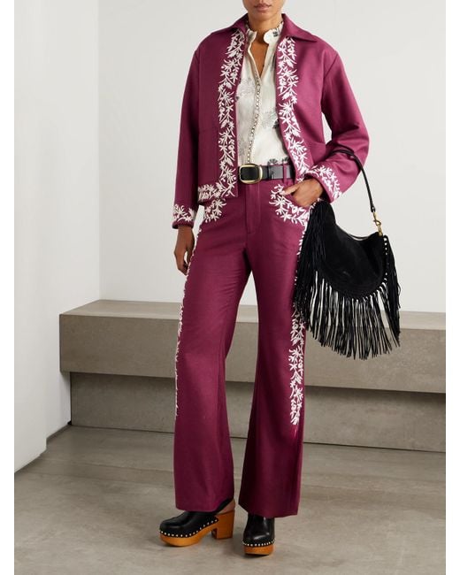 Alix Of Bohemia Jude Canyon Embroidered Silk Jacket