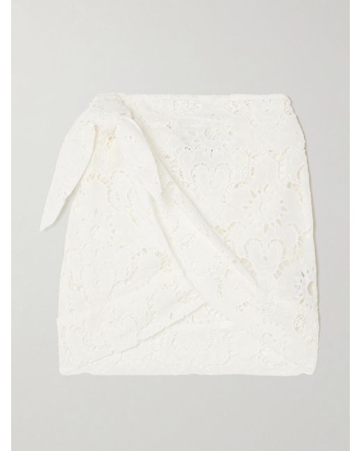 Farm Rio Natural Broderie Anglaise Cotton Pareo