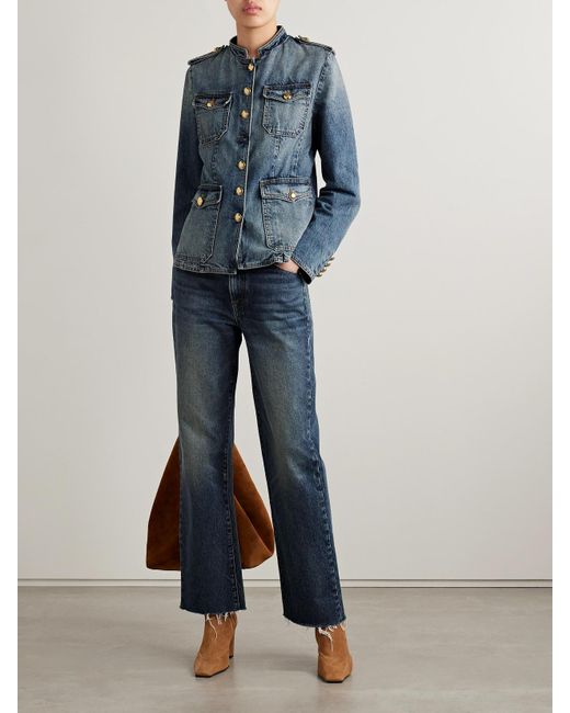 Nili Lotan Blue Geraldine Jeansjacke