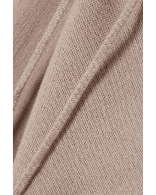 Allude Natural Cashmere Hoodie And Track Pants Set