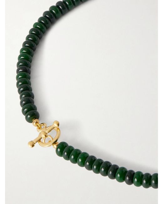 YSSO Metallic Aesop Jade Necklace