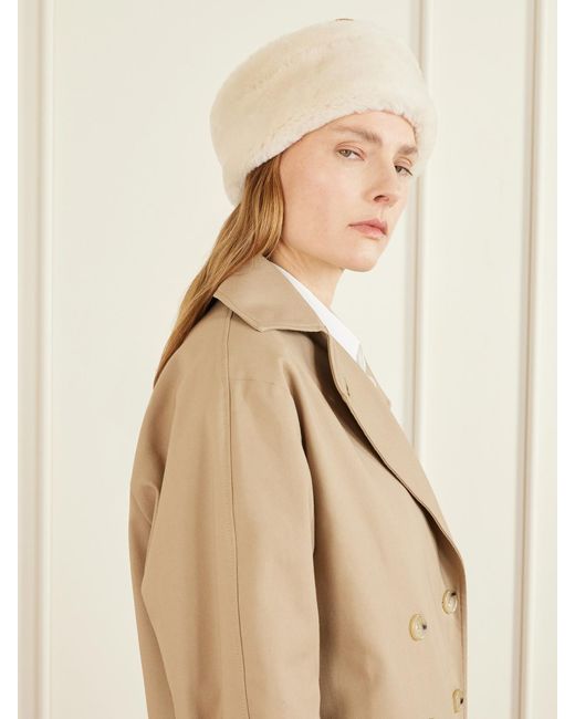 Totême  Natural Shearling Hat
