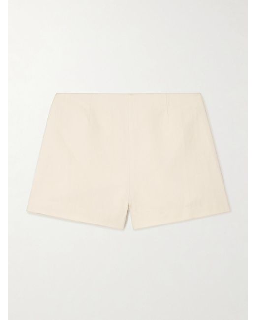 Faithfull The Brand Natural Noto Woven Shorts