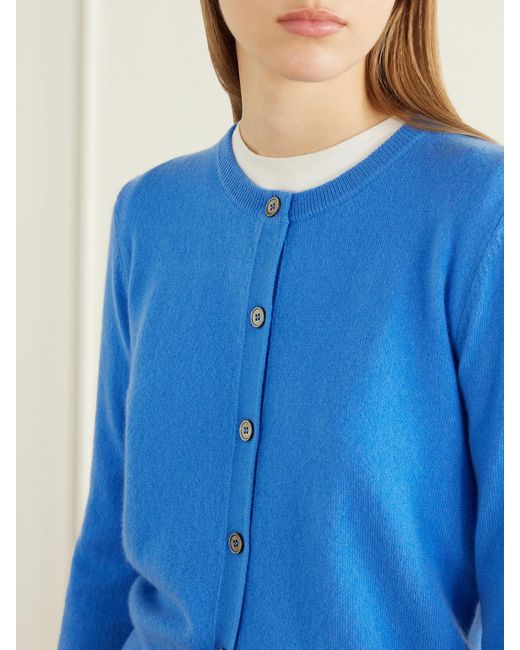 La Ligne Blue Cashmere Cardigan