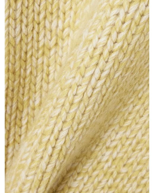 LeKasha Yellow Brest Pullover Aus Biokaschmir