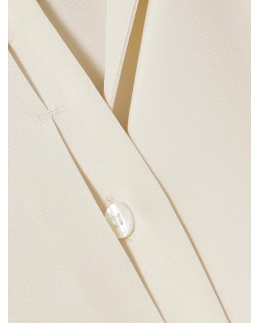 Max Mara Natural Avion Hemd Aus Einer Seidenmischung