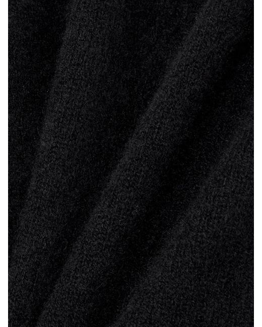 The Elder Statesman Black Cashmere Turtleneck Sweater