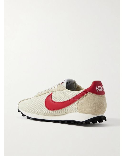 Nike Natural Ld-1000 Suede And Leather-Trimmed Mesh Sneakers