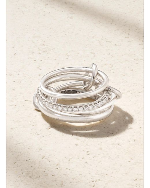 Spinelli Kilcollin Natural Nimbus Sterling Diamond Ring