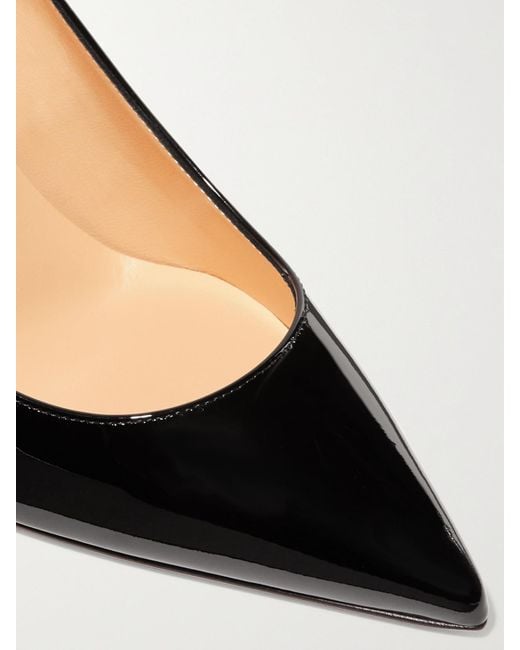 Christian Louboutin Black Kate 85 Pumps Aus Lackleder