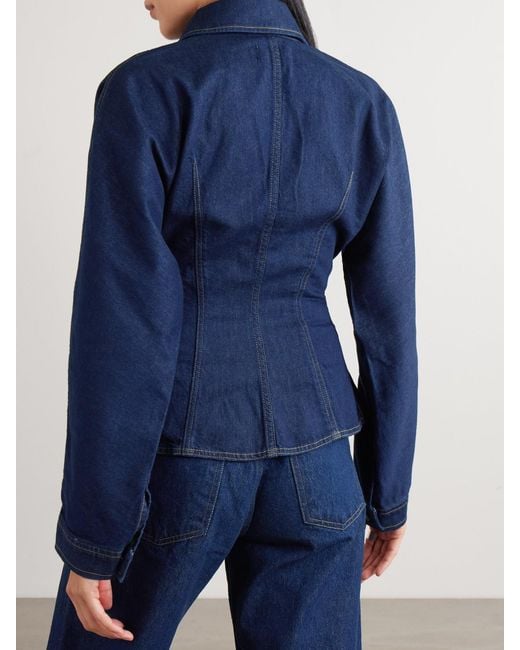 Agolde Blue Devon Denim Shirt