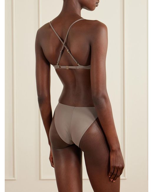 Kiki de Montparnasse Natural Athletic Bikini Top