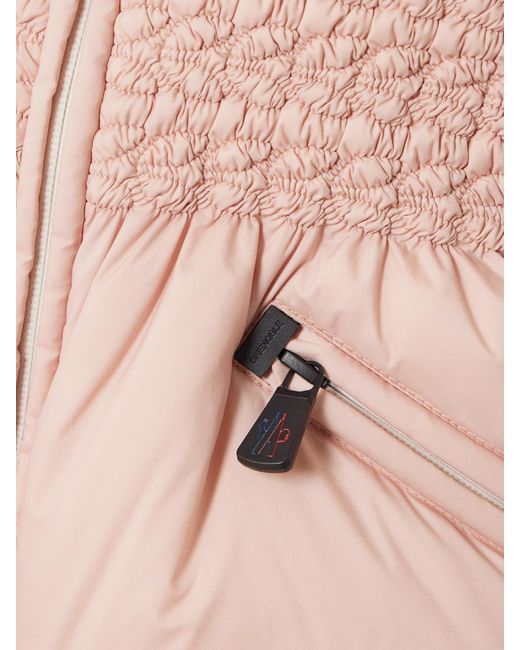 Moncler Pink Wollemi Quilted Down Ski Jacket