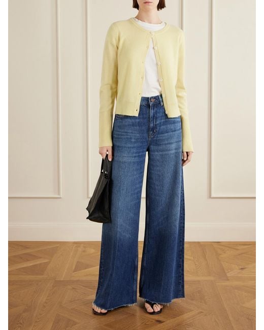 La Ligne Blue High-Rise Wide-Leg Jeans