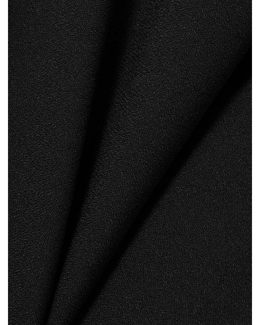 Carven Black Jersey Peplum Top