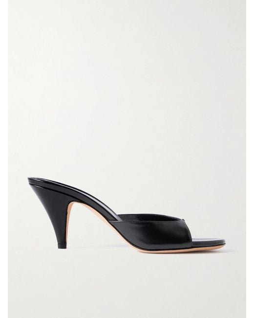Jude Natural Haze Leather Mules