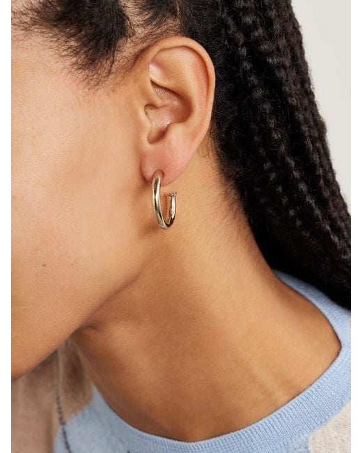 Roxanne Assoulin Natural The Slider-Tone Crystal Hoop Earrings