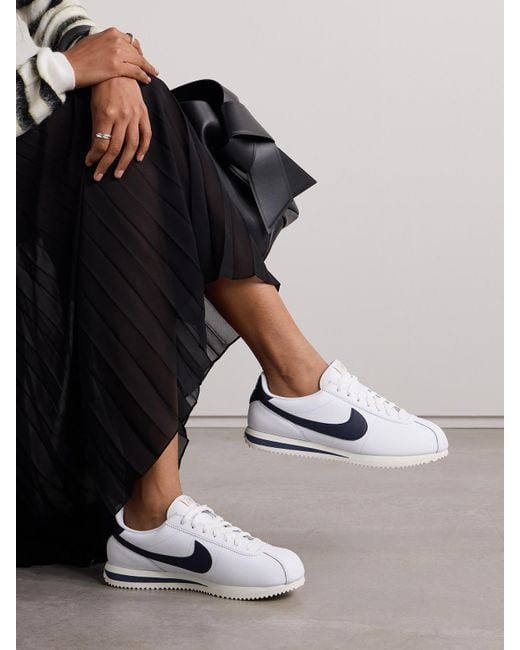 Nike Blue Cortez Olympic Leather Sneakers