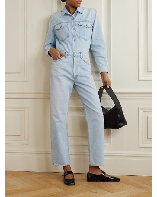 Agolde Blue Rina Jeanshemd