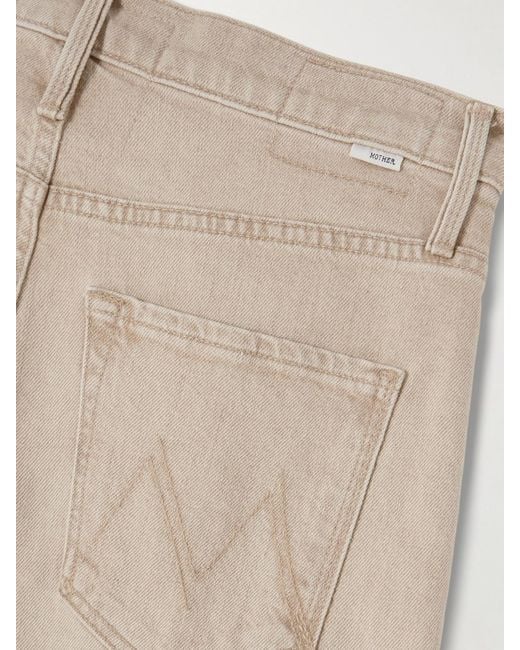 Mother Natural The Dodger Sneak Mid-Rise Wide-Leg Jeans