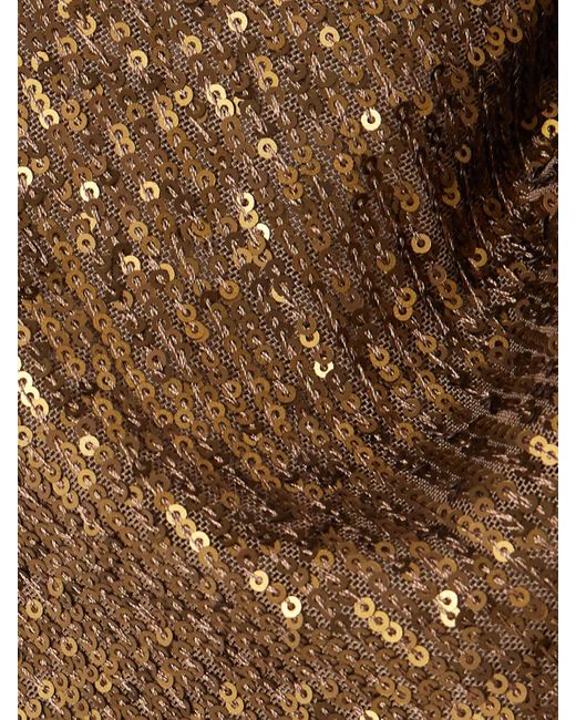 Body Dos Ouvert En Résille À Sequins Fara Norma Kamali en coloris Natural