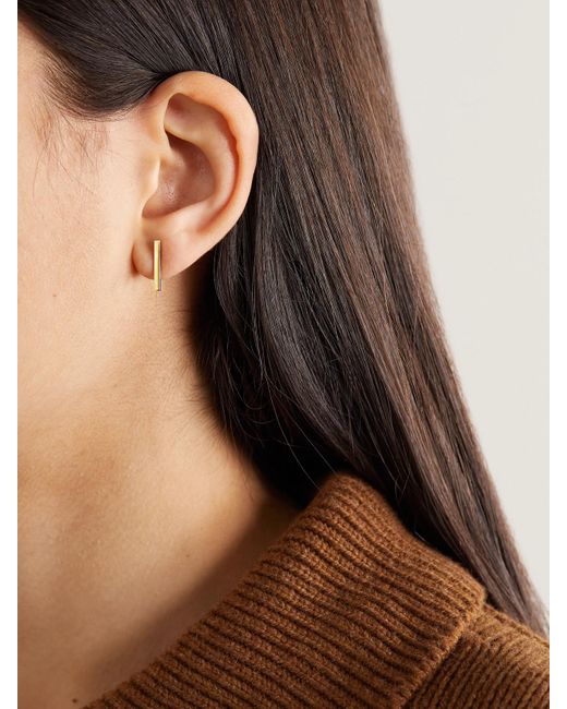 Jennifer Meyer Metallic 18-Karat Earrings