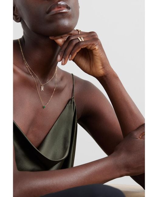 Anita Ko Green 18-Karat Emerald Necklace