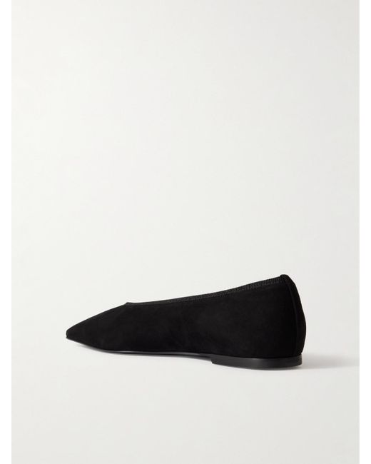 Ballerines En Daim The Minimalist Totême  en coloris Black