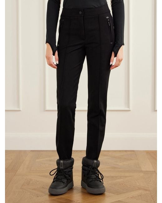 Moncler Blue Skinny Stretch-Twill Straight-Leg Ski Pants