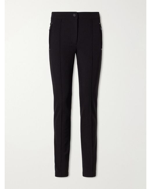 Moncler Blue Skinny Stretch-Twill Straight-Leg Ski Pants