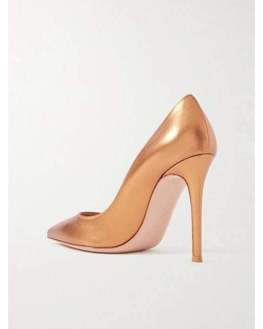 Gianvito Rossi Pink Gianvito 105 Leather Pumps