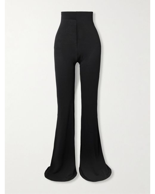 Rick Owens Black Dirt Bolan Schlaghose Aus Jersey