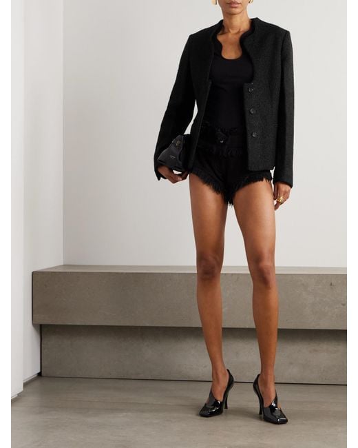 Ferragamo Black Bouclé Jacket