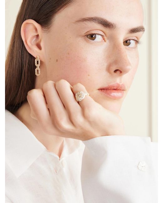 SHAY White 18-Karat Diamond Earrings