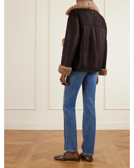 Bally Brown Shearling Jacket