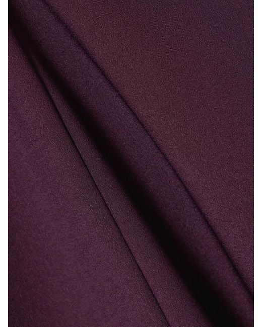 Solace London Purple Senna Trägerloses Maxikleid Aus Crêpe