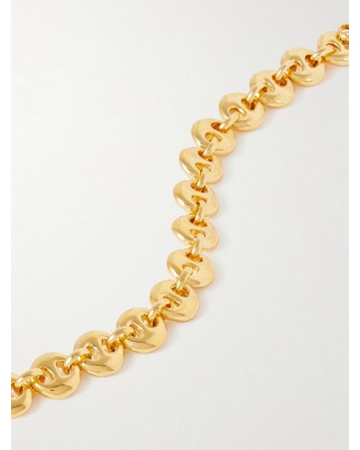 Sophie Buhai Metallic Small Circle Link Armband Aus-Vermeil