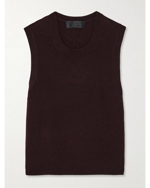 Nili Lotan Black May Cashmere Tank
