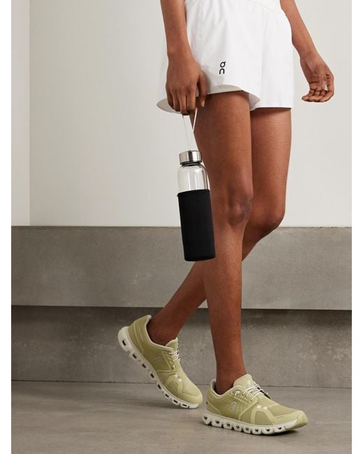 On Shoes Green Cloud 6 Sneakers Aus Mesh