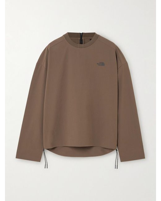 The North Face Brown Oberteil Aus Stretch-Shell Mit Reißverschlüssen