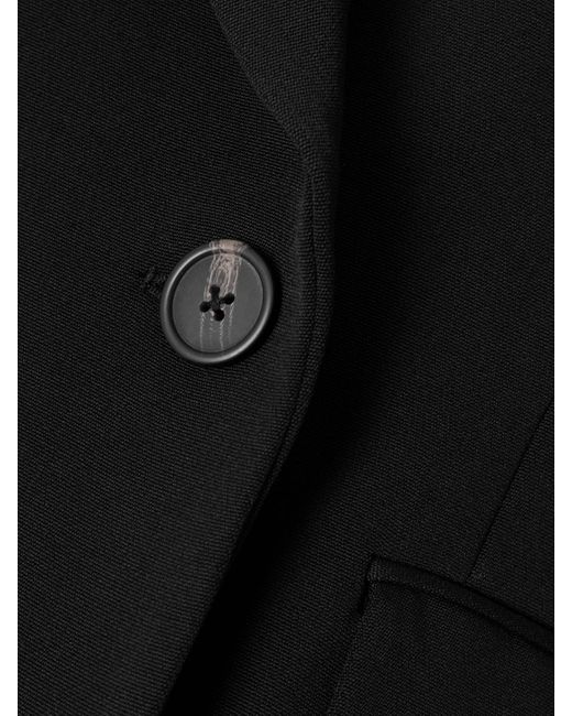 Alex Perry Black Wool-Blend Blazer