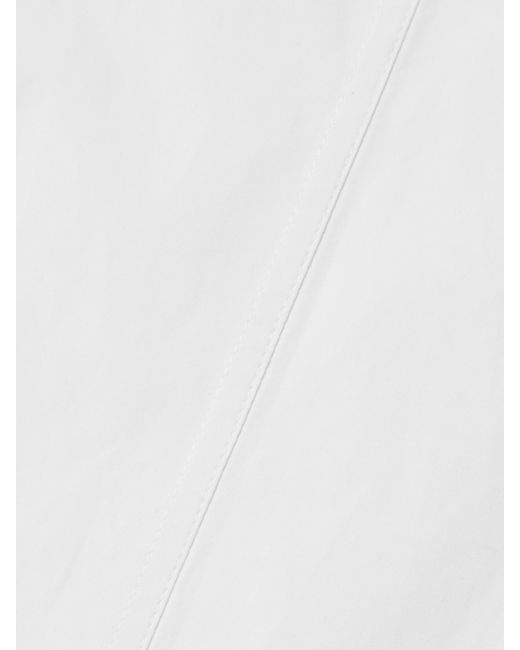 Brandon Maxwell White The Knox Maxirock Aus Baumwollpopeline