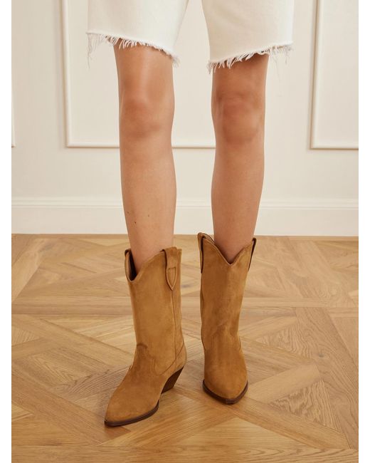 Isabel Marant Brown Duerto Suede Boots